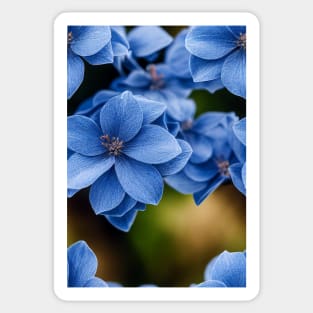 Beautiful Blue Flowers, for all those who love nature #89 Sticker